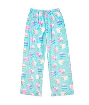 NEW ISCREAM girls piece of cake plush pants in blue